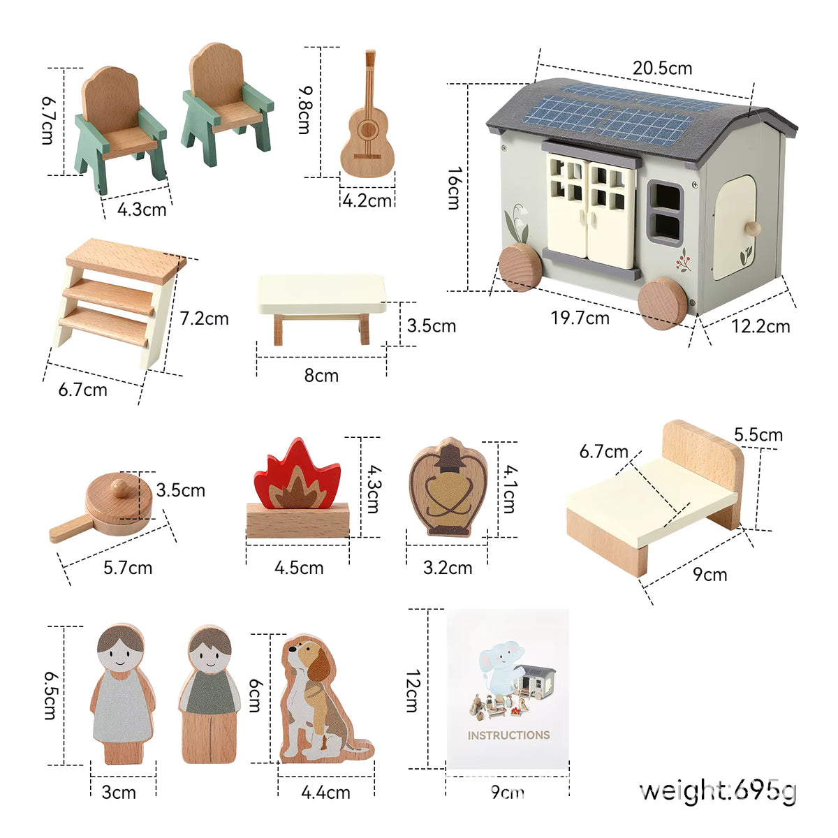 Cozy Fablewood Camper Playset