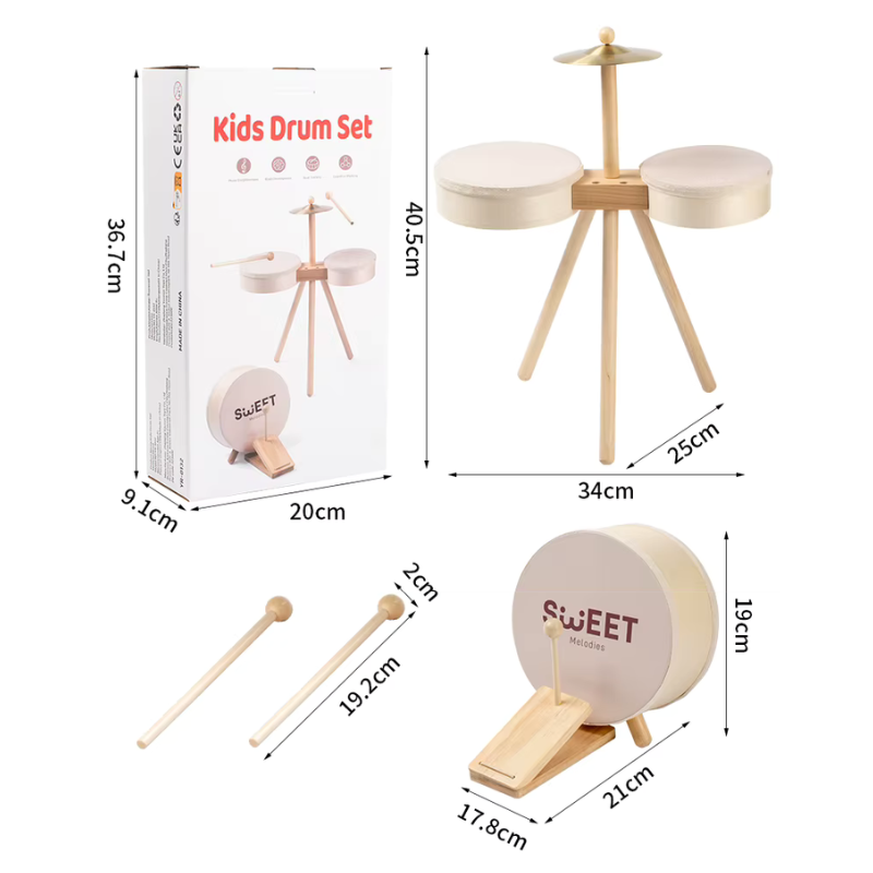 Little Drummer Wooden Musical Rhythm Set