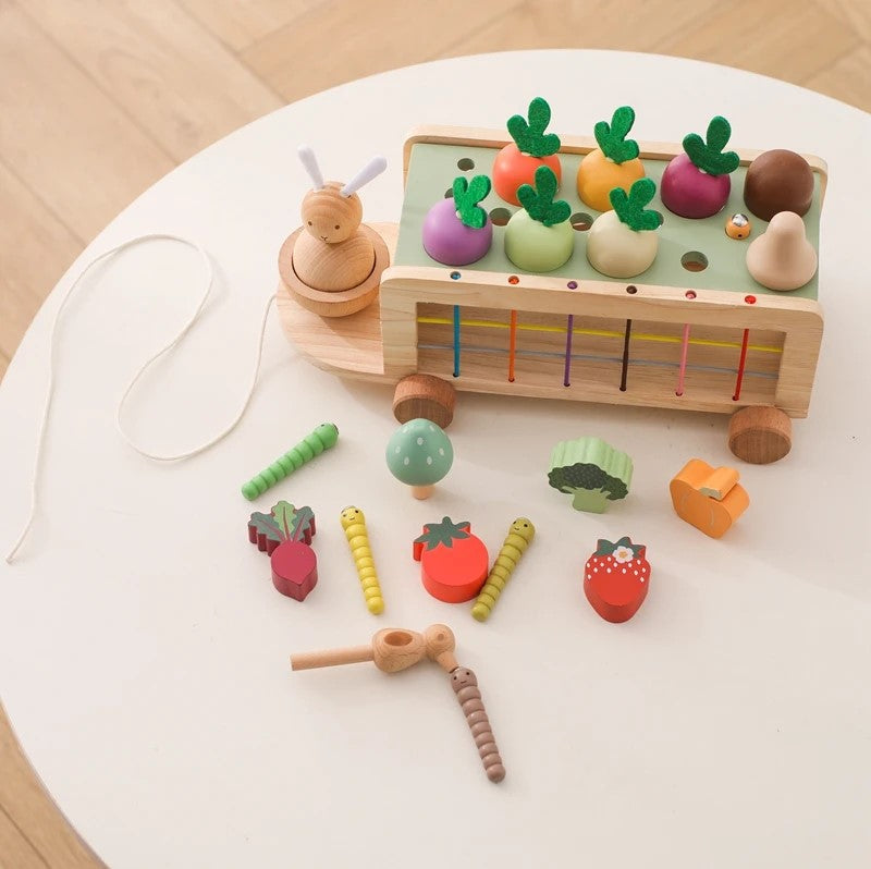 Wooden Carrot Cart