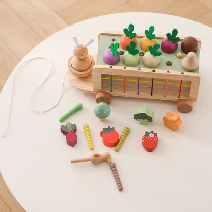 Wooden Carrot Cart