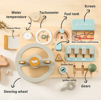 Steering Wheel and Dashboard