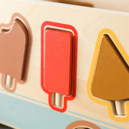 Wooden Ice cream Truck