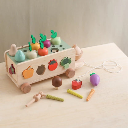 Wooden Carrot Cart