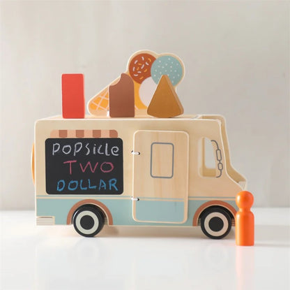 Wooden Ice cream Truck