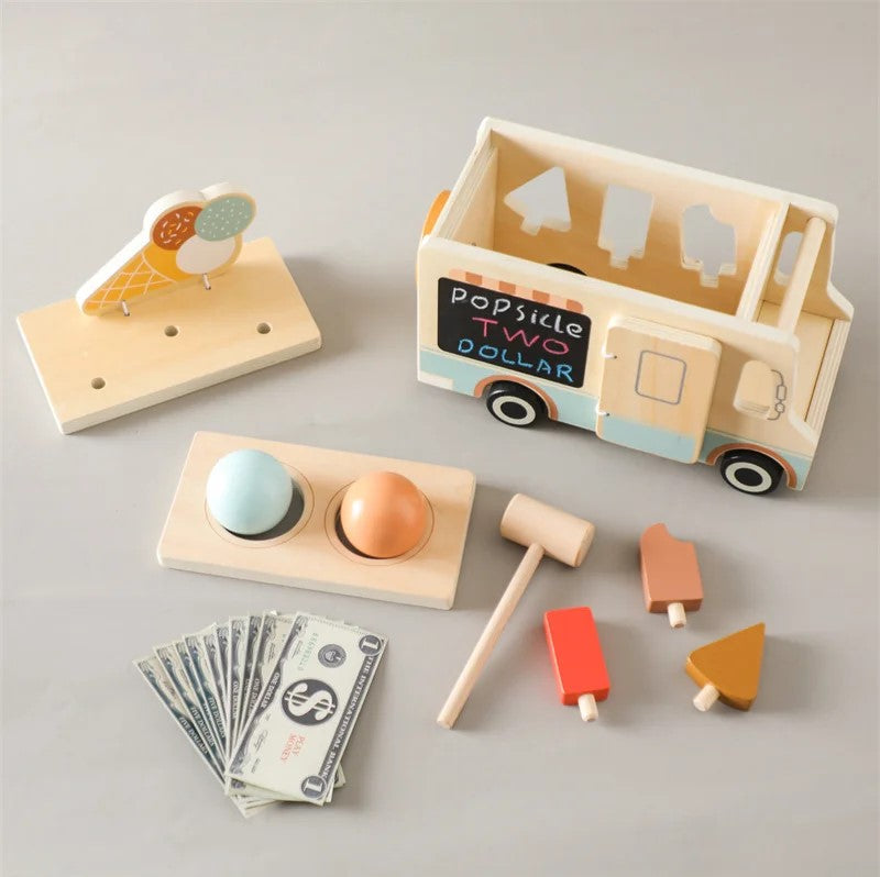 Wooden Ice cream Truck