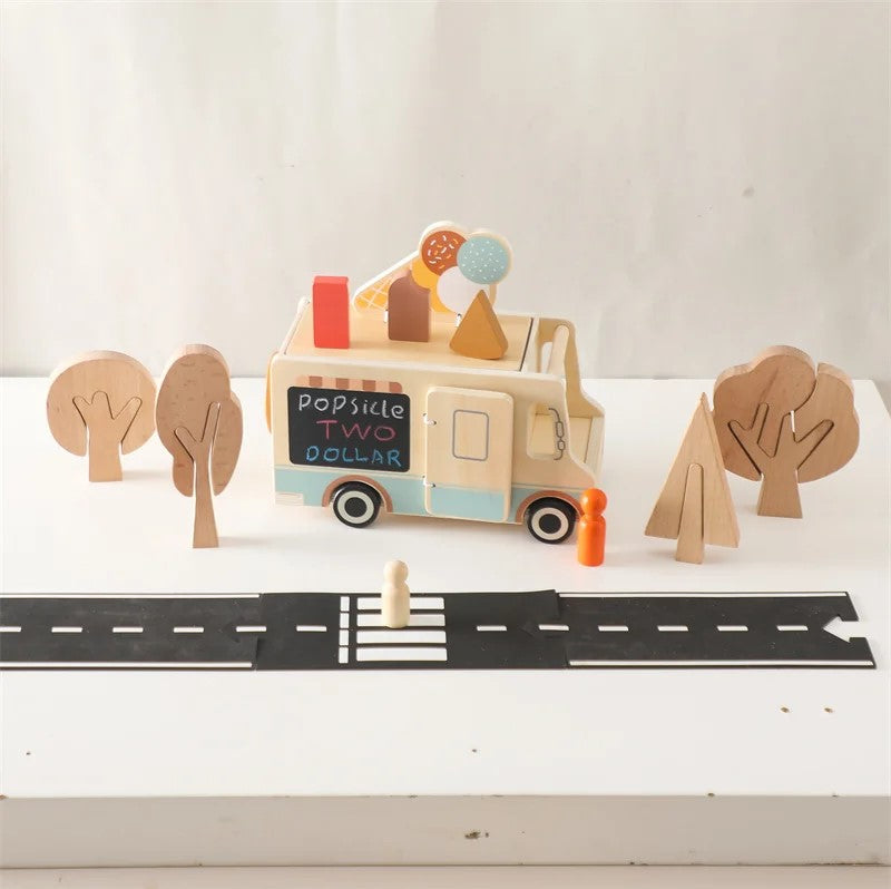 Wooden Ice cream Truck
