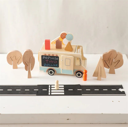 Wooden Ice cream Truck