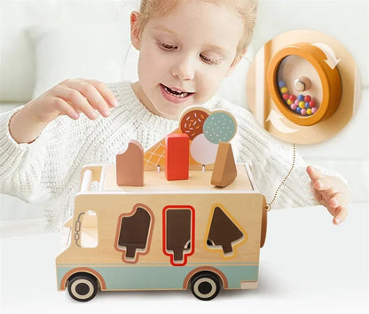 Wooden Ice cream Truck