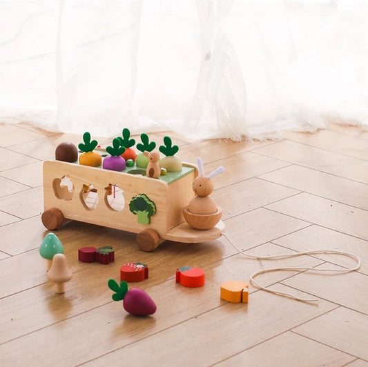 Wooden Carrot Cart