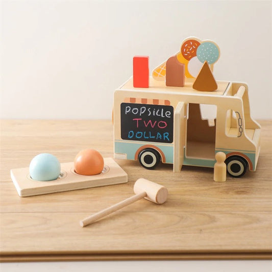 Wooden Ice cream Truck