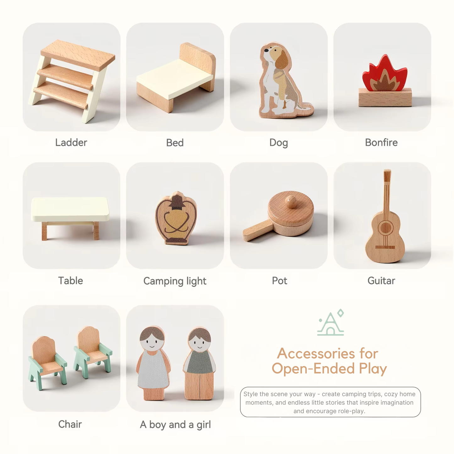 Cozy Fablewood Camper Playset
