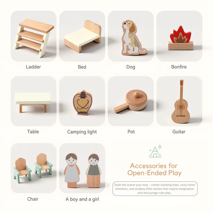 Cozy Fablewood Camper Playset
