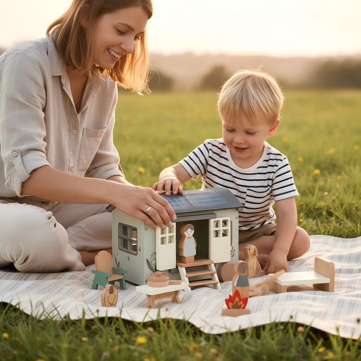 Cozy Fablewood Camper Playset