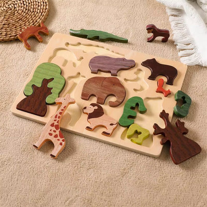Woodland Friends Wooden Animal Puzzle