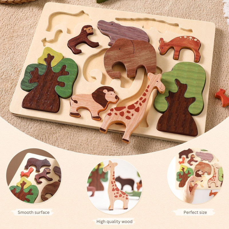 Woodland Friends Wooden Animal Puzzle