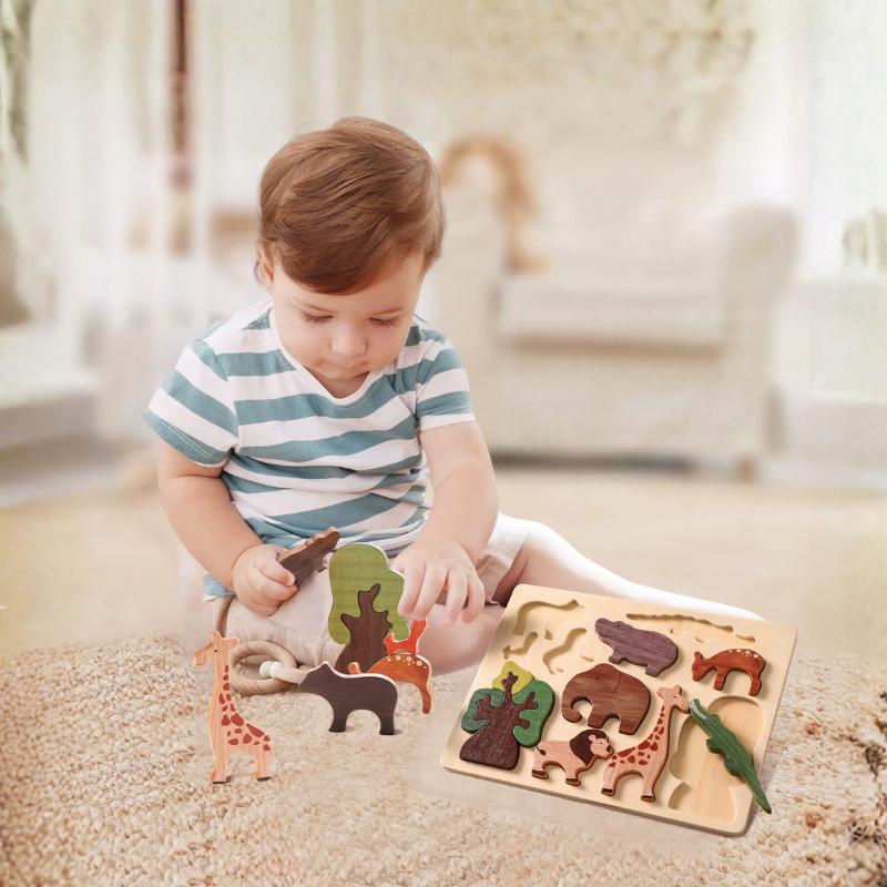 Woodland Friends Wooden Animal Puzzle