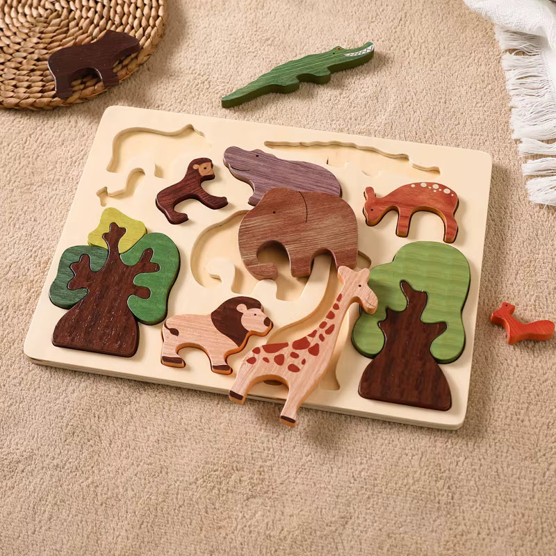 Woodland Friends Wooden Animal Puzzle