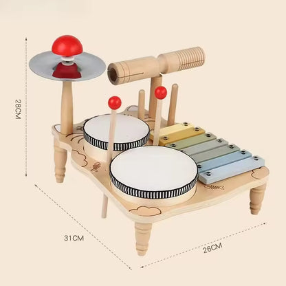 Purrrfect Tunes Wooden Music Table
