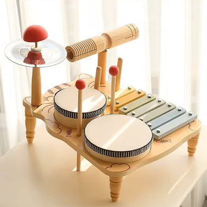Purrrfect Tunes Wooden Music Table