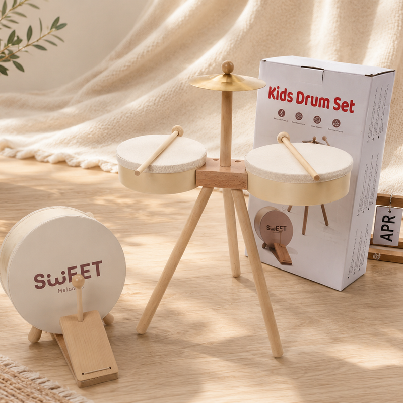Little Drummer Wooden Musical Rhythm Set