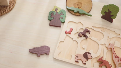 Woodland Friends Wooden Animal Puzzle